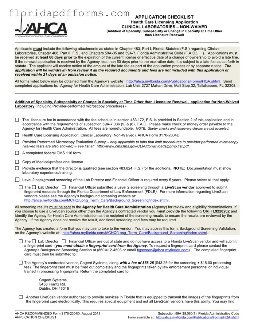 Fill in Your Florida 3170 Form