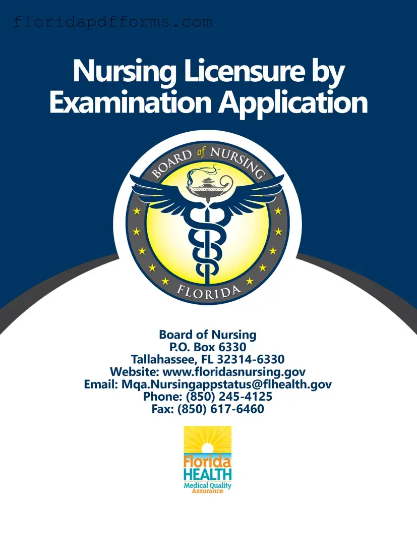 Fill in Your Florida Board Nursing Application Form