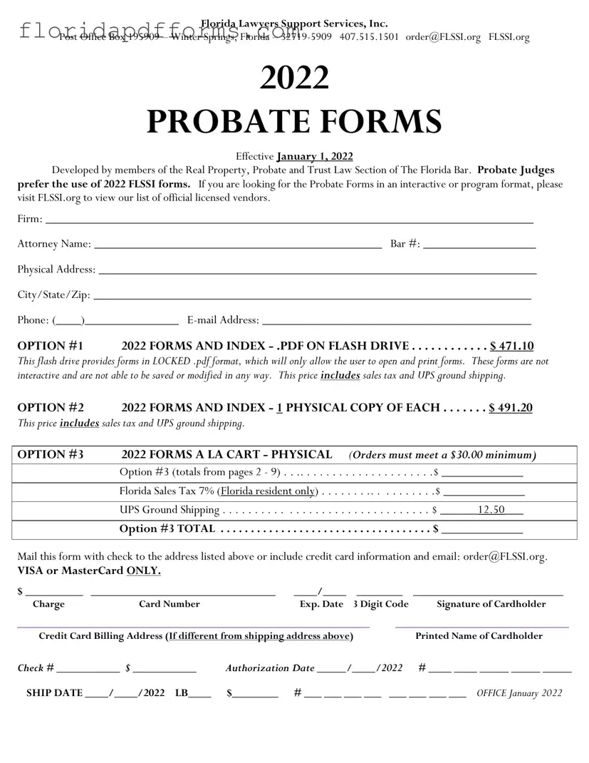 Fill in Your Florida Lawyers Support Form
