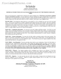 Fill in Your Florida Complaint Form