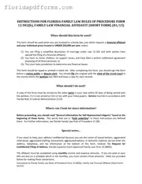 Fill in Your Florida Financial Affidavit Short 12.902(b) Form
