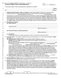 Fill in Your Florida Listing Agreement Form
