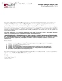 Fill in Your Florida Prepaid College Form