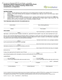 Fill in Your Florida Realtors Residential Lease Form